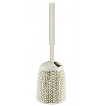 CURVER Knit tualeto šepetys su laikikliu, baltas, Ø14x43 cm