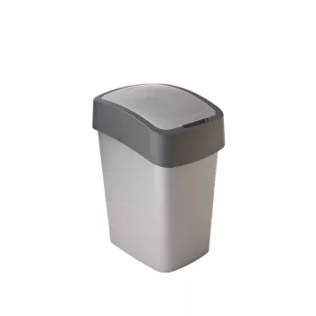 CURVER Flip Bin 25L šiukšlių krepšys, sidabrinis/pilkas