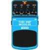 Behringer TM300 Tube Amp Modeler efektų pedalas elektrinei gitarai, mėlynas/juodas