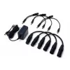 TC Helicon Singles Connect Kit - 3 x 15 cm instrumentiniai patch kabeliai efektų pedalams