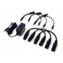 TC Helicon Singles Connect Kit - 3 x 15 cm instrumentiniai patch kabeliai efektų pedalams