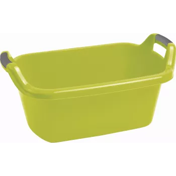 CURVER Ovali 35L Talpa su Rankenomis, Žalias, Lankstus