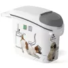 CURVER Pets Life pašaro laikymo konteineris šunims 15L, antracito spalvos