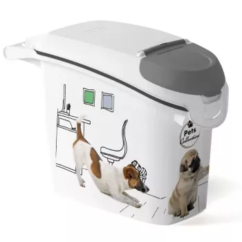 CURVER Pets Life pašaro laikymo konteineris šunims 15L, antracito spalvos