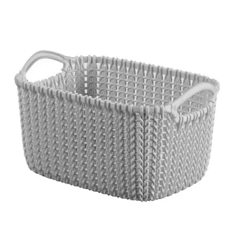 CURVER Basket Knit XS stačiakampė 3L šviesiai pilka 25x18x14cm