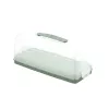 CURVER Smart To Go stačiakampė torto transportavimo dėžė 35,5 x 15 x 14,2 cm, žalia