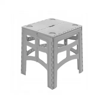 keeeper sulankstomas lauko stalas M Timo, pilkas, 80 kg apkrova, 46,5 x 44,5 x 55 cm