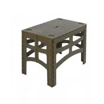 keeeper Sulankstomas lauko stalas Timo L 70x45x55 cm alyvuogių spalvos, apkrova iki 80 kg