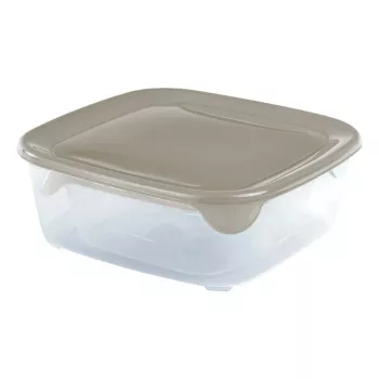 CURVER Fresh&Go maisto laikymo indų rinkinys, 3 vnt., stačiakampiai, 0,25 L + 0,8 L + 1,7 L, smėlio spalvos
