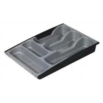 CURVER Modulo Nature stačiakampė patiekimo lėkštė 42x30x6,4 cm Slate Black