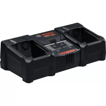Bosch EXAL18V2-320 (C) dviejų lizdų greitasis įkroviklis 18V Li-ion baterijoms, 16A, Active Air Cooling, Bluetooth-ready