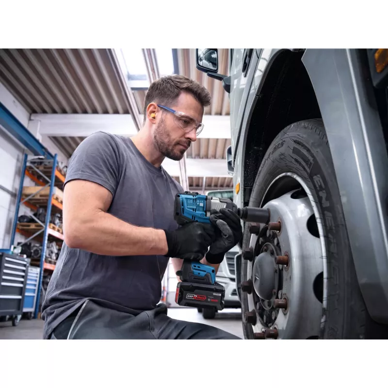 Bosch GDS18V-1400 BITURBO Brushless 3/4 inch akumuliatorinis smūginis veržliasukis (be akumuliatoriaus, L-Boxx)