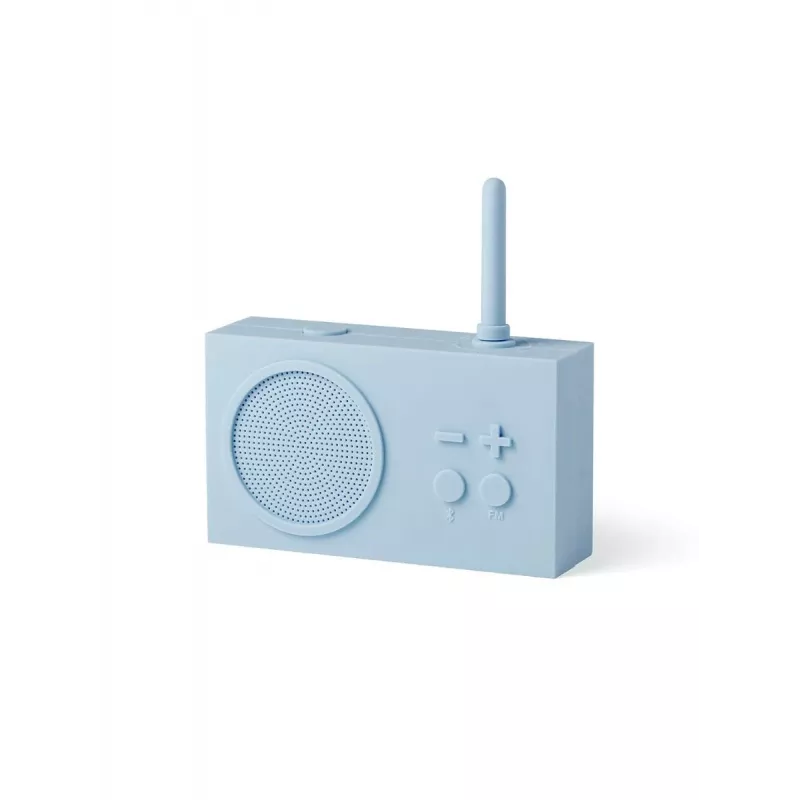 Lexon Tykho 3 nešiojamas FM radijas ir Bluetooth garsiakalbis šviesiai mėlynas