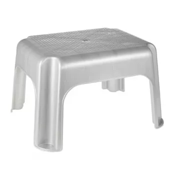 KEEEPER Taburetė Tim 36,5 x 30 x 24 cm, šviesiai sidabrinė, FSC sertifikuotas bambukas, 150 kg talpa