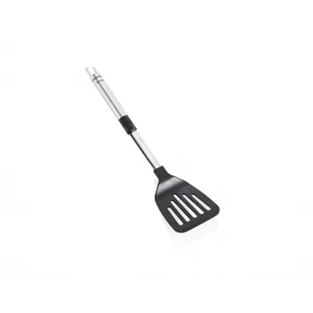 LEIFHEIT ProLine nailoninė mentelė su nerūdijančio plieno rankena, 33 cm, juoda
