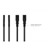 Kabelmeister Euro maitinimo laidas Type C į C7 Figure-8, 0,5m, juodas, 0,75mm²