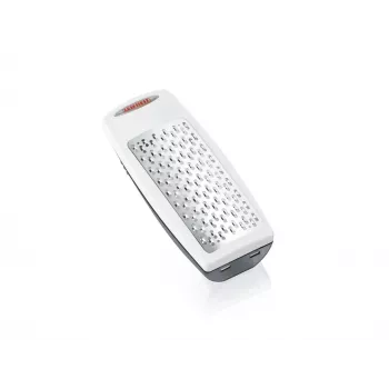 LEIFHEIT Parmesan Cheese Grater Rotary Fine Stainless Steel Drum White Grey Manual