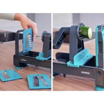 LEIFHEIT Table Scroll Cutter ant sienos tvirtinamas plėvelės ir folijos dozatorius, baltas