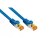 Kabelmeister Cat.7 S/FTP tinklo kabelis RJ45 TPE be halogenų mėlynas 1,5m