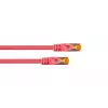 Kabelmeister RJ45 tinklo kabelis Cat.7 S/FTP, itin lankstus TPE apvalkalas, be halogenų, purpurinės spalvos, 7,5 m