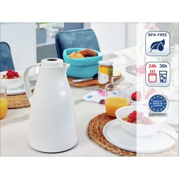 LEIFHEIT Thermos Harmonic White vakuuminė termo kolba, 1 L