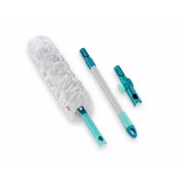 LEIFHEIT Superduster XL Pro Reach rinkinys – 56 cm elektrostatinė mikrofiltrų šluostė su 43 cm rankena