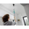 LEIFHEIT Superduster XL Pro Reach rinkinys – 56 cm elektrostatinė mikrofiltrų šluostė su 43 cm rankena