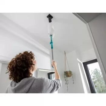 LEIFHEIT Superduster XL Pro Reach rinkinys – 56 cm elektrostatinė mikrofiltrų šluostė su 43 cm rankena