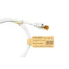 Kabelmeister Cat.7 S/FTP tinklo kabelis RJ45, TPE apvalkalas, be halogenų, baltas, 1m