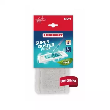 Leifheit SuperDuster Floor M pakaitinė šluostė, 33 cm, balta/mėlyna