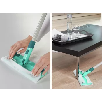LEIFHEIT Clean & Away S grindų šluota su kotu, 26 cm
