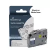 MediaRange etikečių kasetė Brother TZ-N221/TZe-NX221, 9mm x 8m, juoda ant baltos