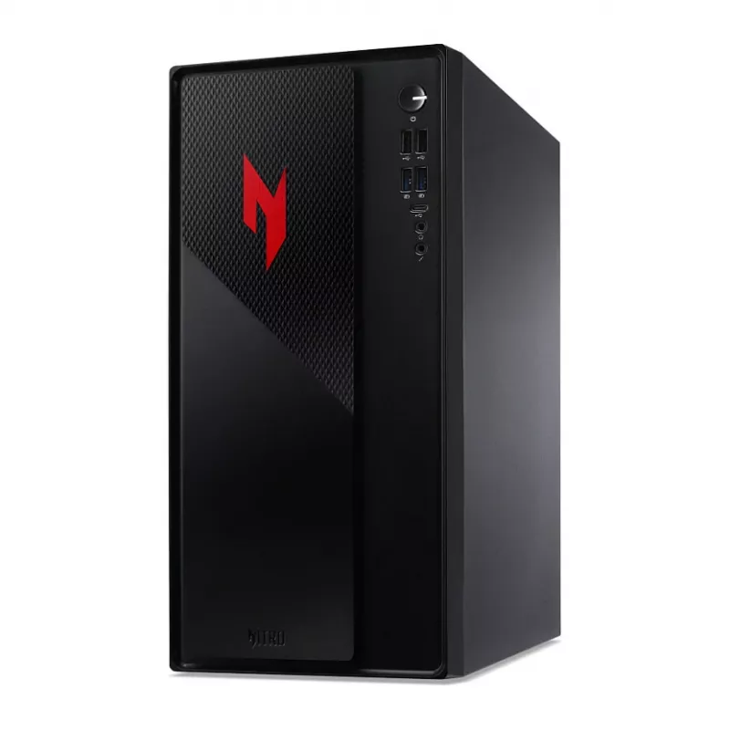Acer Nitro N20-101 žaidimų stalinis kompiuteris (Intel Core i5, 16GB DDR4, 512GB SSD, NVIDIA GeForce RTX 5050, Windows 11 Home)