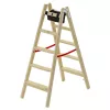 HAILO H77 ComfortLine dvipusės medinės kopėčios 2x5 pakopų