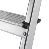 Hailo L40 StandardLine 4 pakopų aliuminės saugos kopėčios su daugiafunkciu padėklu, 150 kg apkrova, EN 131
