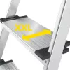 HAILO L85 ComfortLine aliuminės buitinės kopėčios, 7 pakopų, 150 kg, EN 131