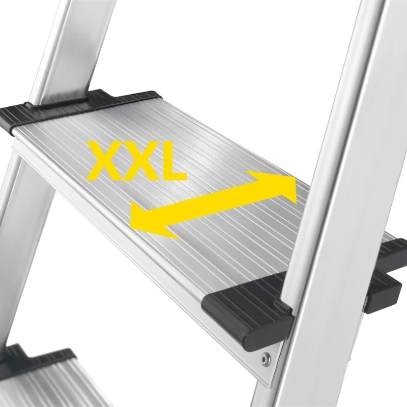 HAILO L85 ComfortLine aliuminės buitinės kopėčios, 7 pakopų, 150 kg, EN 131