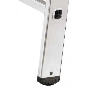 Hailo ProfiStep uno 7106-007 aliumininės atraminės kopėčios, 7 laipteliai, maks. darbinis aukštis 2,70 m, sidabrinės