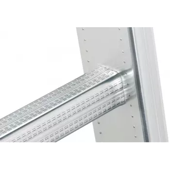 Hailo ProfiStep uno 7118-007 aliuminės šliaužiančios kopėčios, 18 laiptelių, maks. darbinis aukštis 5,95 m, sidabrinės, 9,6 kg