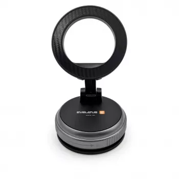 Evelatus Premium Magnetic Rotating Phone Car Holder Black