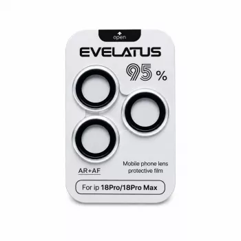 Evelatus Armor Series apsauginis fotoaparato lęšių dangtelis, skirtas Apple iPhone 18 Pro / 18 Pro Max - sidabrinis