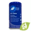 AF APCC100 ECO PC-Clene universalios valymo šluostės darbo vietoms, 100 vnt., prieš elektrostatinės, be alkoholio, nepaliekančios pūkelių