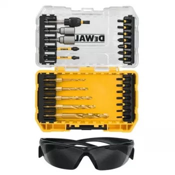 DEWALT DT70735T-QZ 25 dalių EXTREME FLEXTORQ atsuktuvų antgalių rinkinys su magnetiniu antgalių laikikliu, TSTAK dėklu