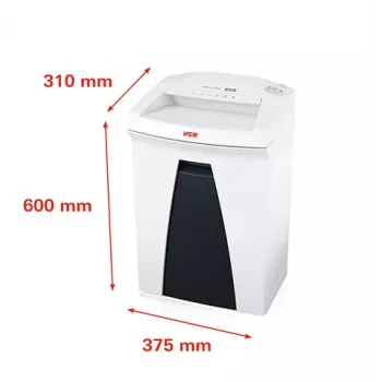 HSM Securio B22 juostelinis dokumentų smulkintuvas 3,9 mm, baltas, 16 lapų