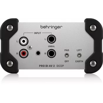 Behringer DI22P pasyvus stereo DI box