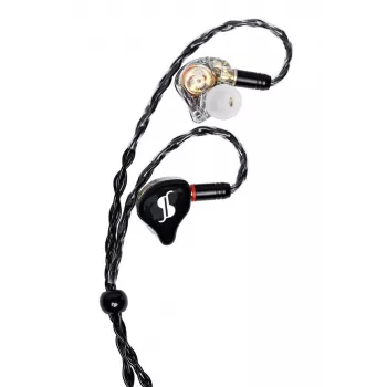 Stagg SPM-PRO BK ausinės-monitoriai su 10mm dinaminiais tvarkikliais, nuimamu kabeliu, juodos