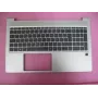 HP ProBook 450/455 G6/G7 viršutinis dangtis su prancūziška AZERTY klaviatūra, be išmaniosios kortelės skaitytuvo, Natural Silver