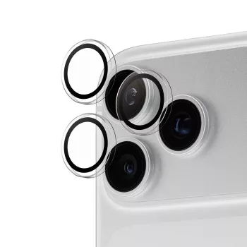 PanzerGlass PG Hoops fotoaparato objektyvo apsauga iPhone 15 Pro/Pro Max - skaidrus grūdintas stiklas, 9H, neprisitepantis, atsparus įbrėžimams, lengvas įrengimas