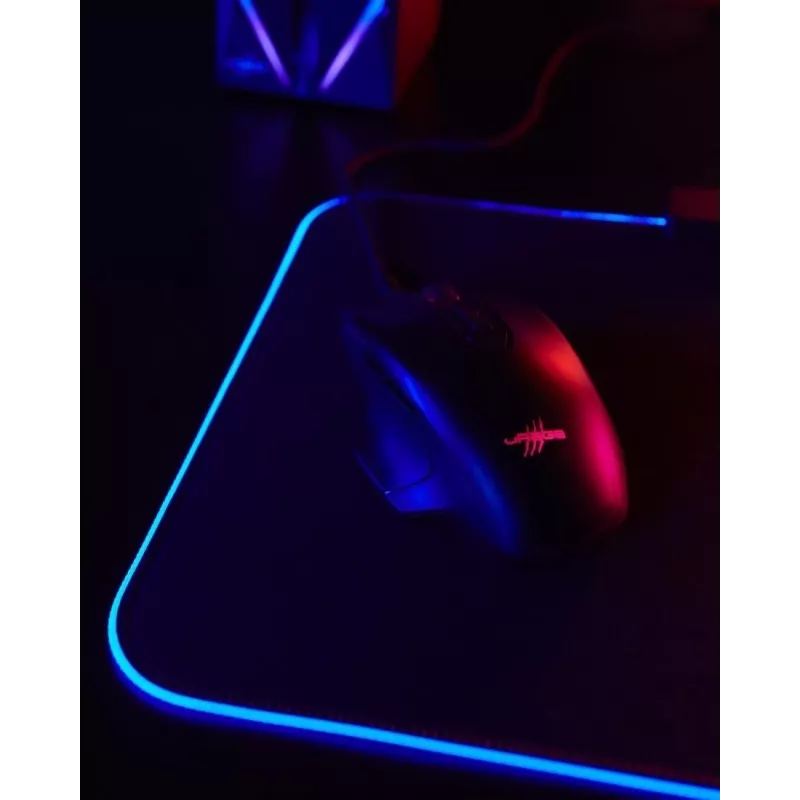 Hama uRage Reaper 410 laidinė optinė žaidimų pelė, 12000 DPI, 6 programuojami mygtukai, RGB, juoda