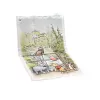 KEEEPER Travel Mat Antek Winnie the Pooh, sulankstomas, baltas, 70 x 50 x 5 cm